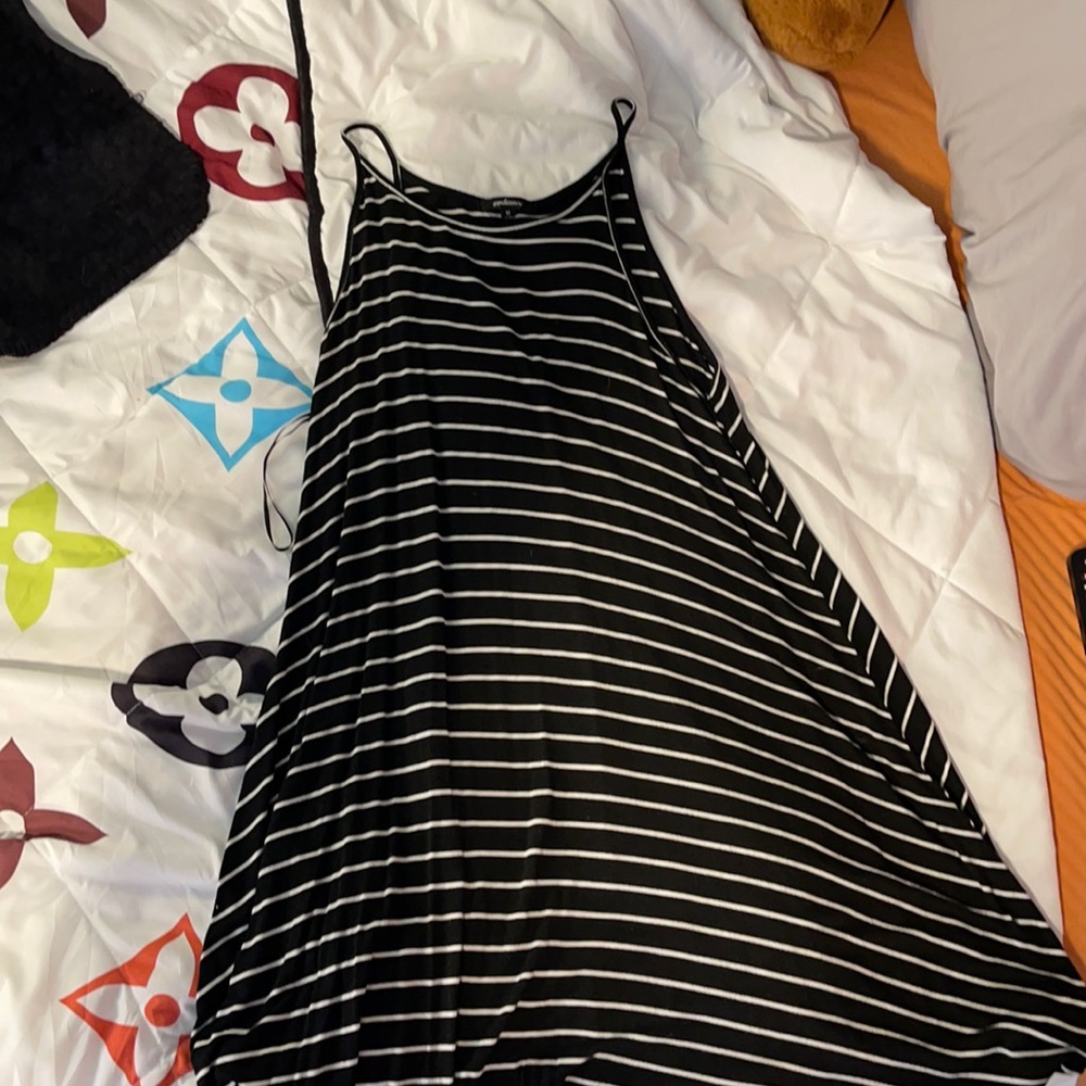 Black & White Stripe Sundress
